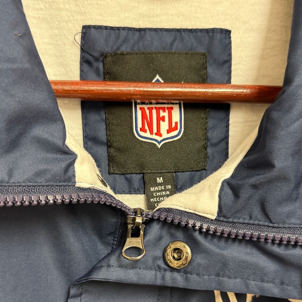 NFL Navy and White Windbreaker Jacket - Picture 2 of 5
